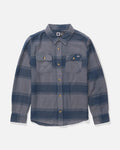 Salty Crew DAYBREAK BOYS FLANNEL - Midnight Navy