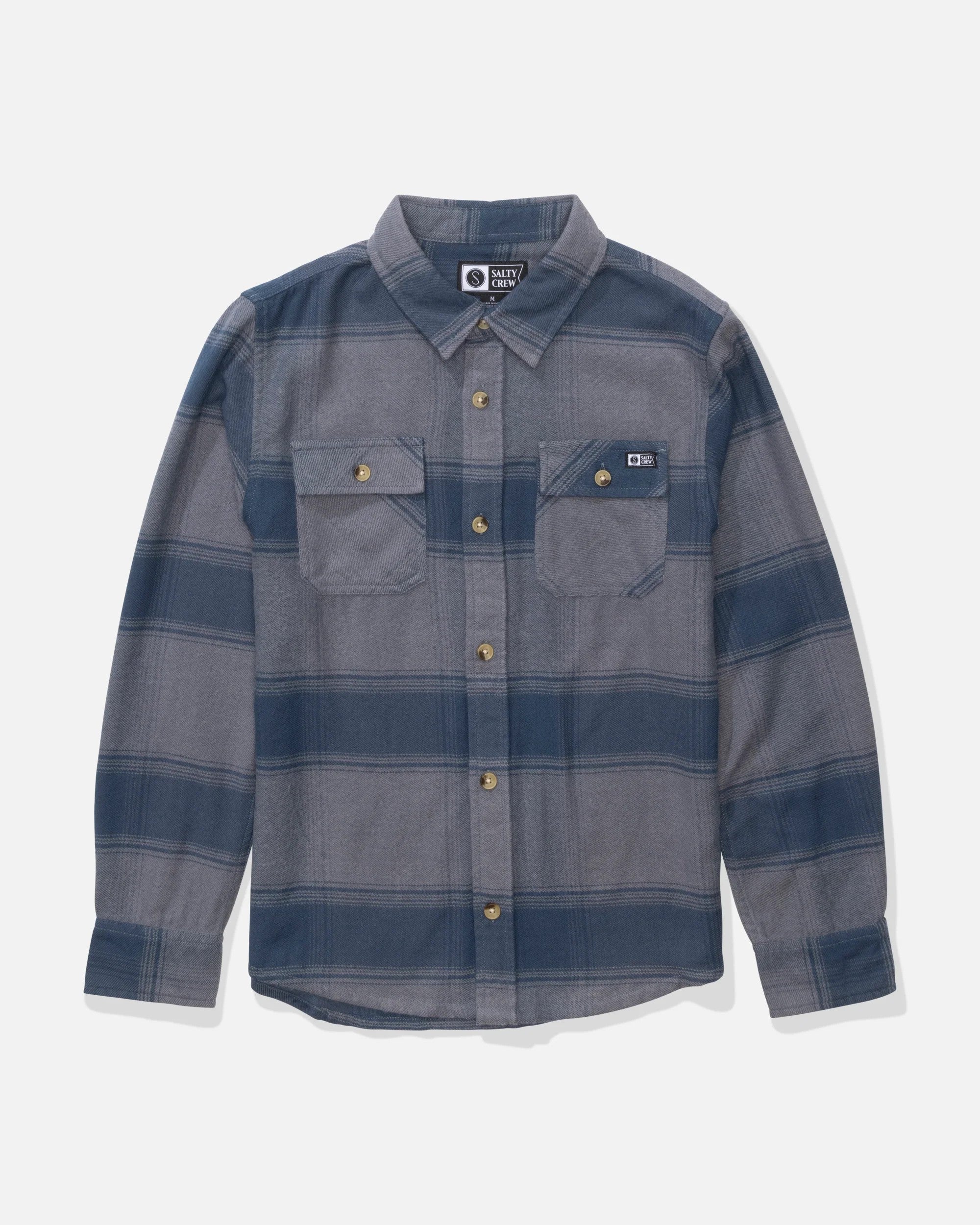 Salty Crew DAYBREAK BOYS FLANNEL - Midnight Navy
