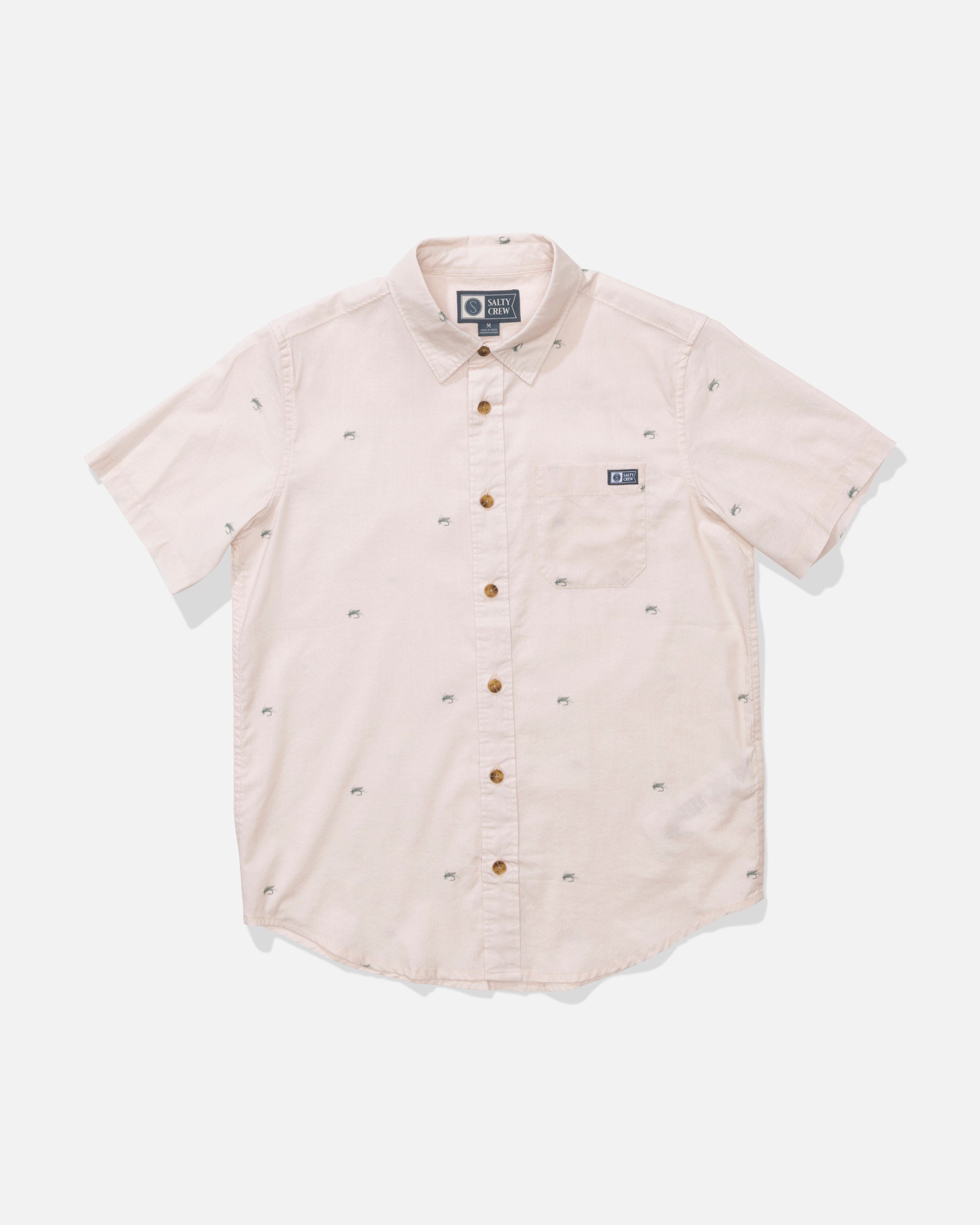 Salty Crew CREW BOYS SS WOVEN - Natural