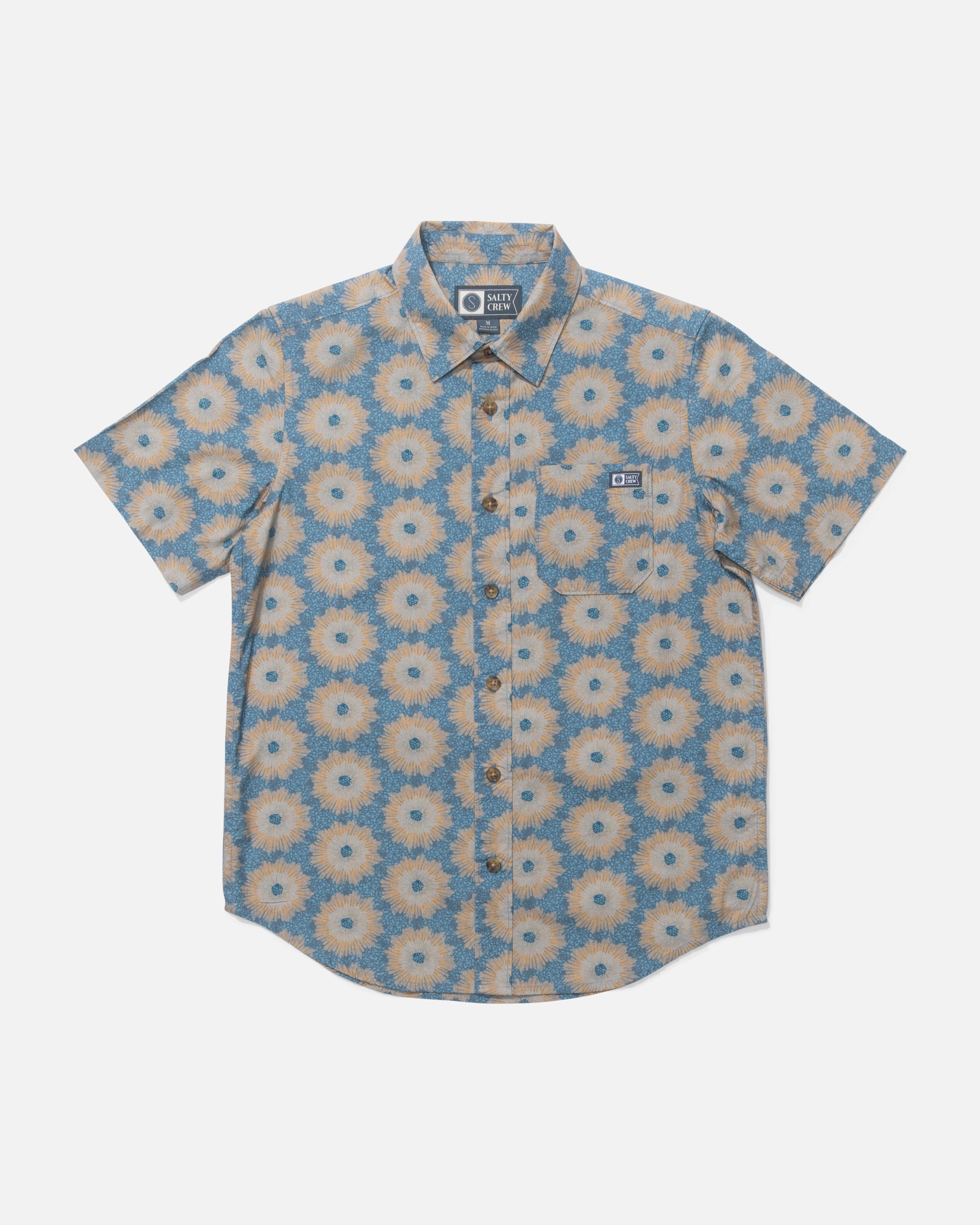 Salty Crew CREW BOYS SS WOVEN - Slate