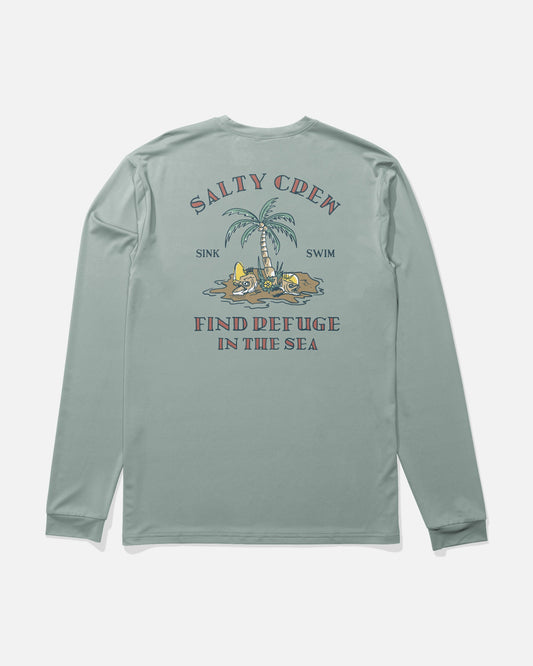 Salty Crew DESERTED BOYS LS SUNSHIRT - Jade