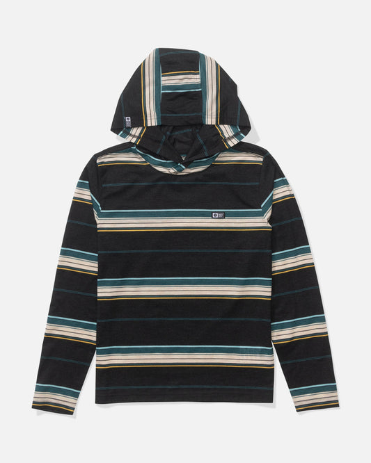 Salty Crew SEAWAY BOYS UV HOODIE - BLACK