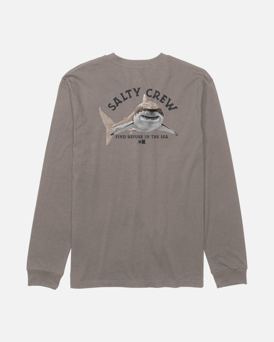 Salty Crew LURKING BOYS LS TEE - Cinder