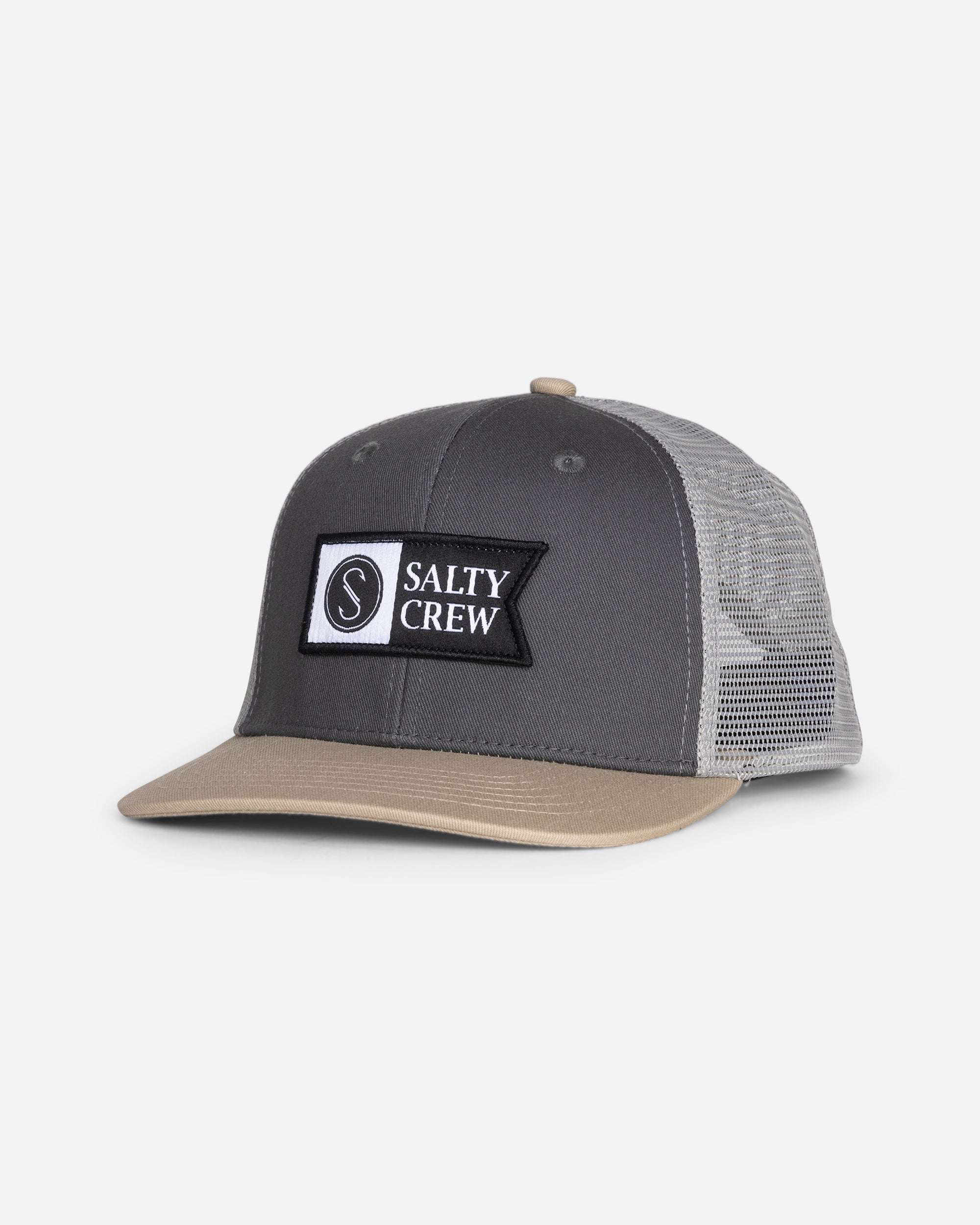 Salty Crew PINNACLE BOYS RTRO TRCKR - Grey/Tan