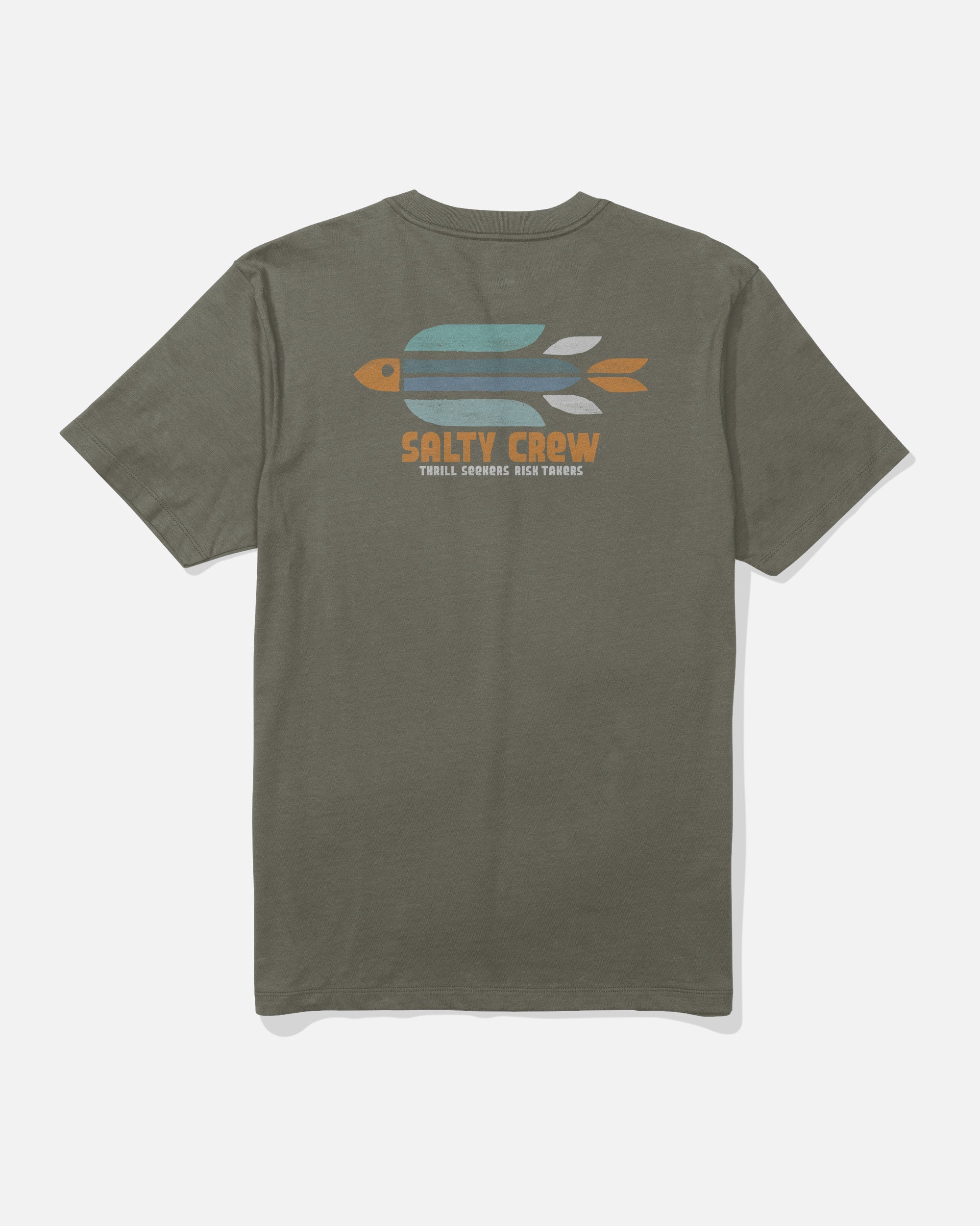 Salty Crew TORPEDO SS TEE - Dusty Olive