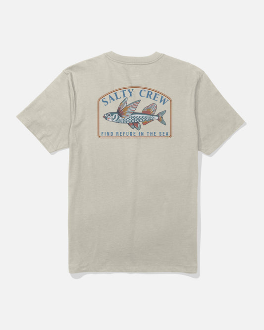 Salty Crew FLY HOME SS TEE - Bone