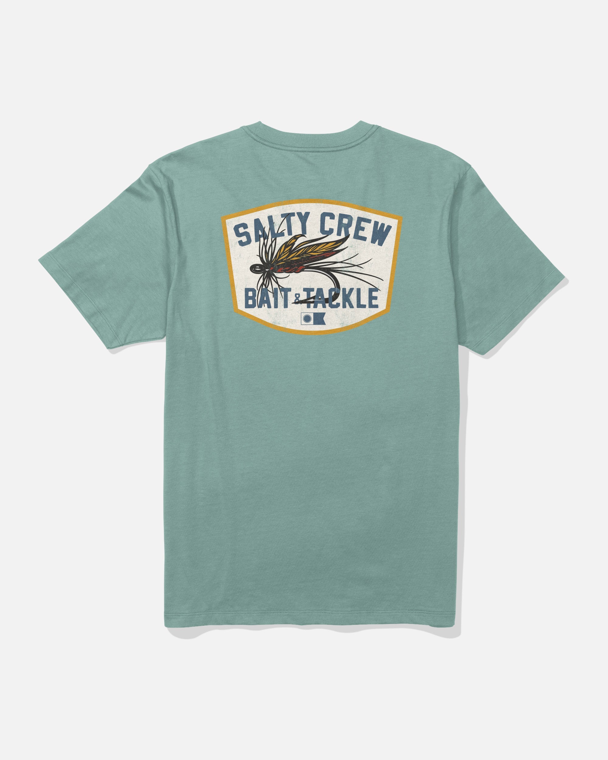 Salty Crew FISHING CO SS TEE - Mackerel