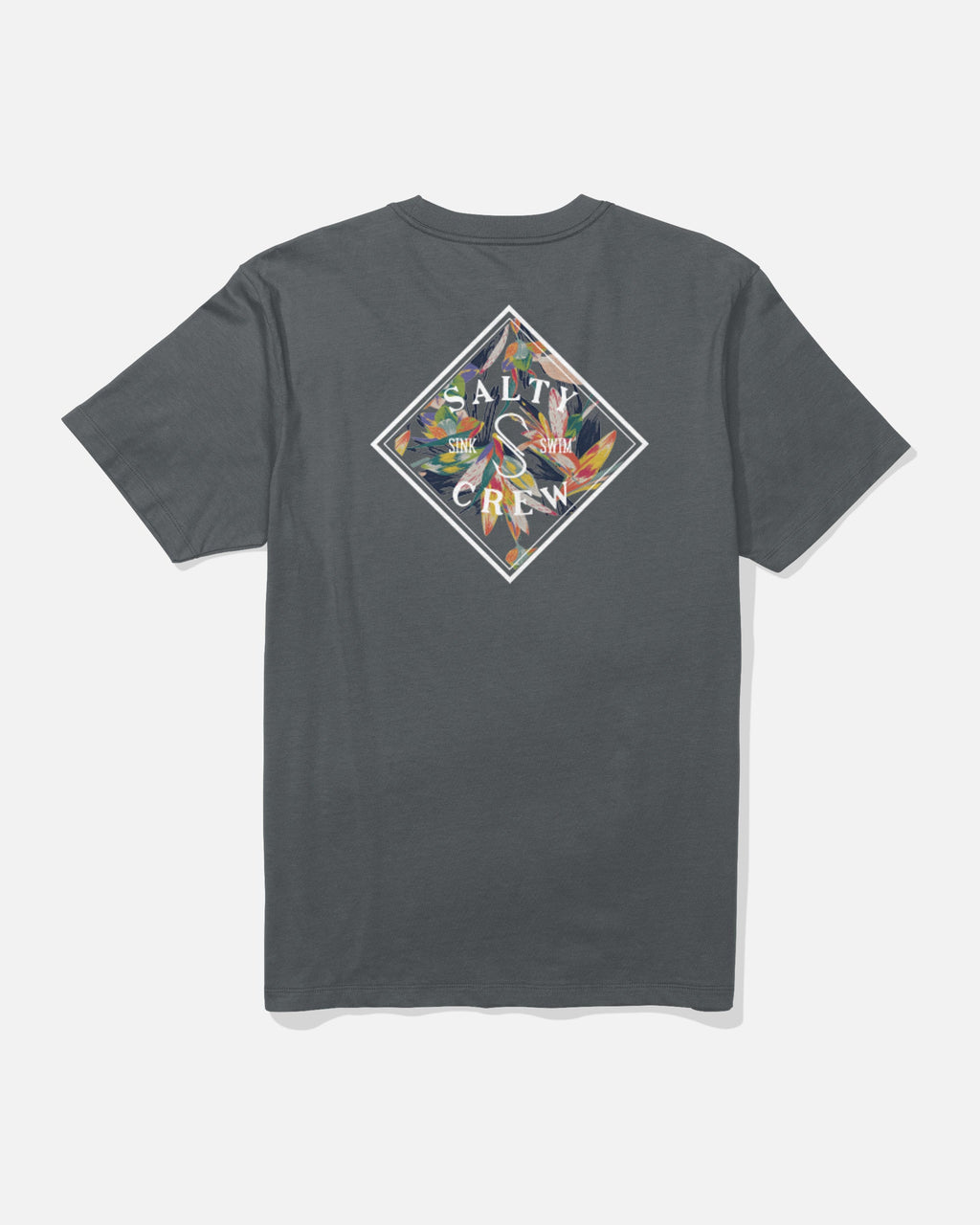 Salty Crew TIPPET FILL SS TEE - Charcoal