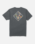Salty Crew TIPPET FILL SS TEE - Charcoal