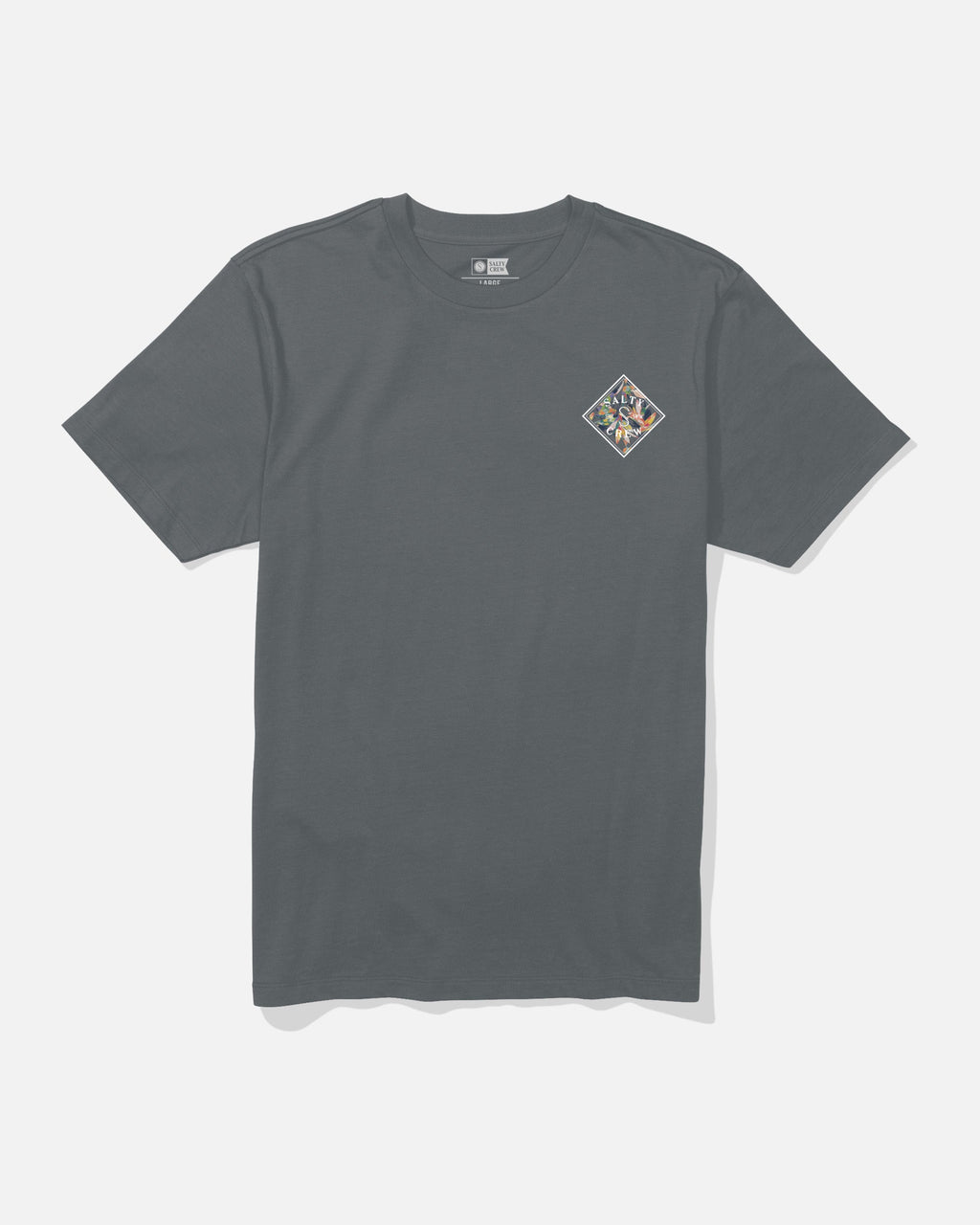 Salty Crew TIPPET FILL SS TEE - Charcoal