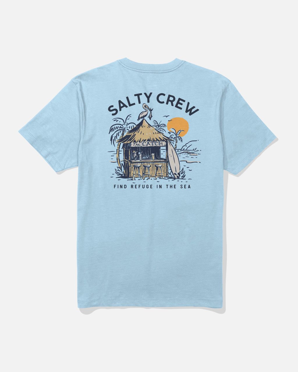 Salty Crew THE CATCH SS TEE - Clear Sky
