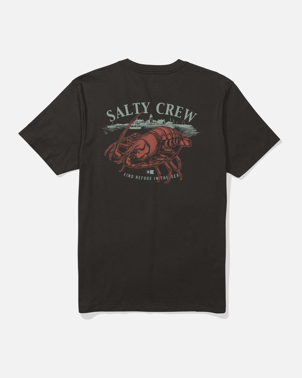 Salty Crew SHELLED SS TEE - BLACK