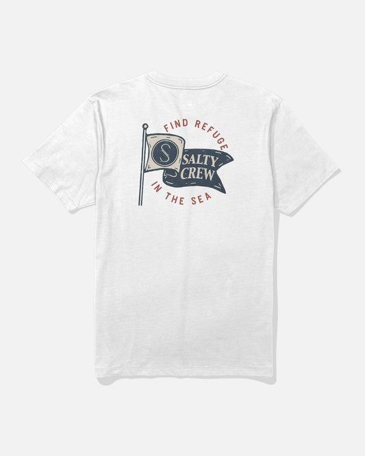 Salty Crew WAVEY SS TEE - White