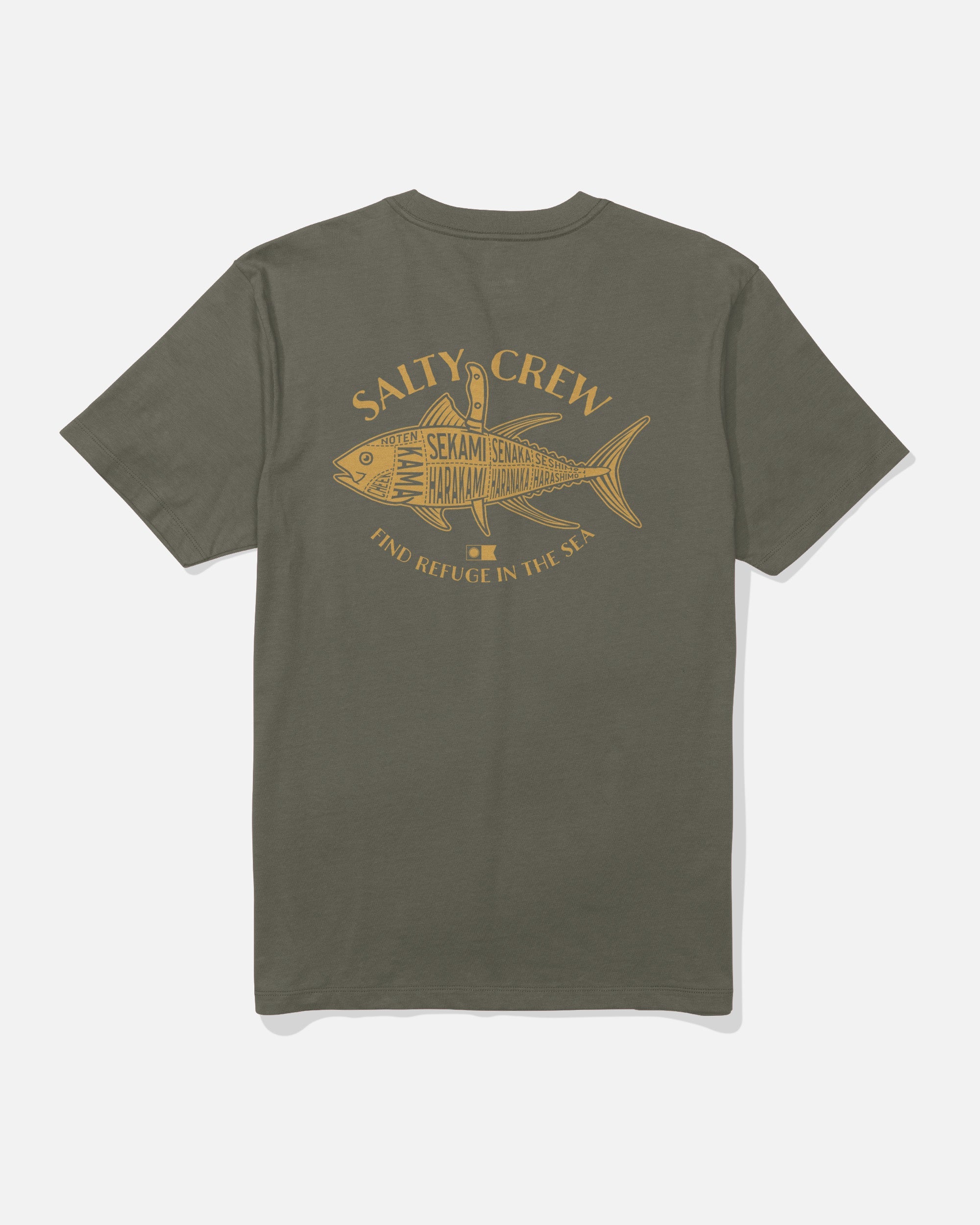 Salty Crew OMAKASE SS TEE - Dusty Olive