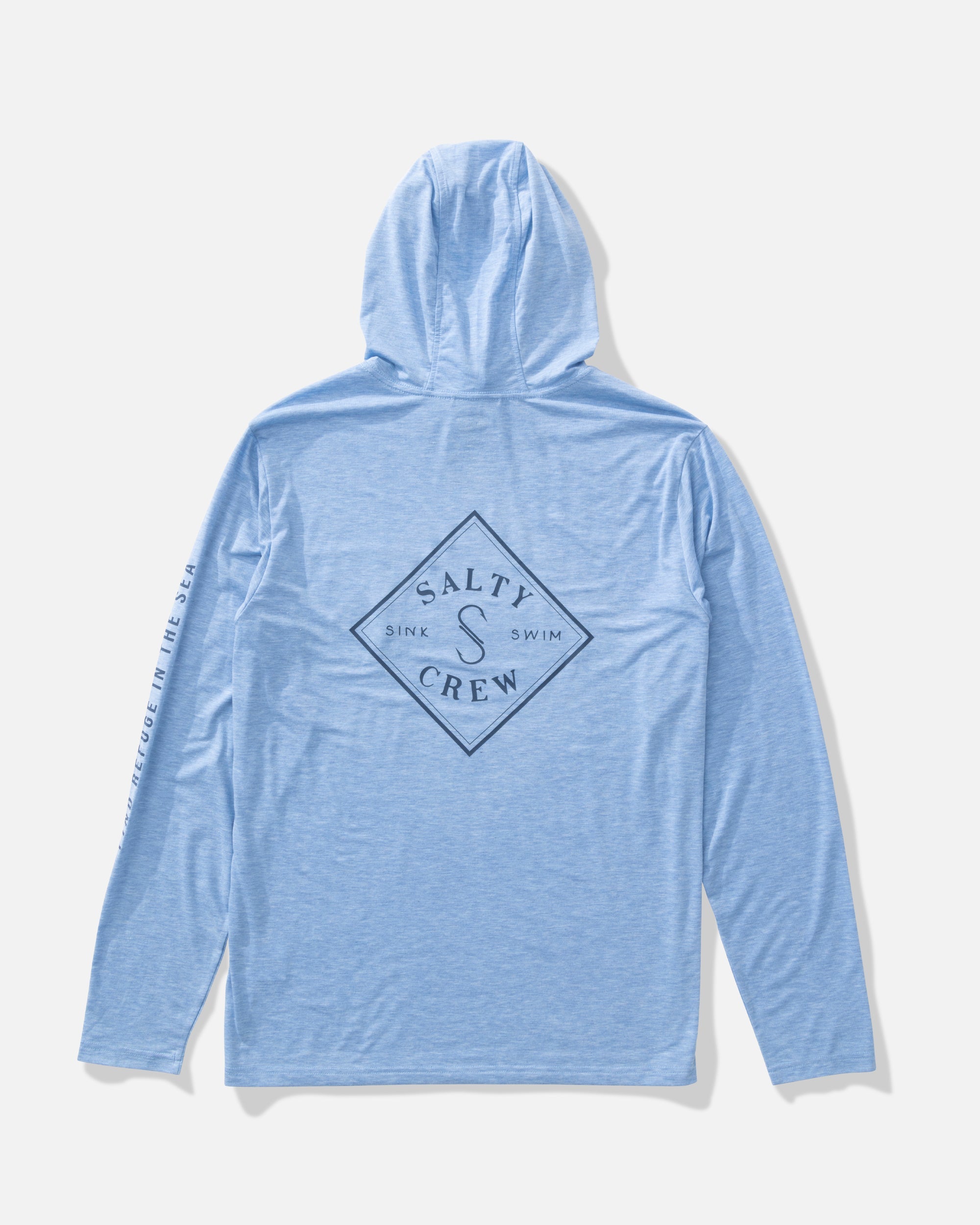 Salty Crew TIPPET POCKET UV HOODIE - Blue Heather