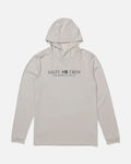 Salty Crew FLAGSHIP HOOD SUNSHIRT - Athletic Heather