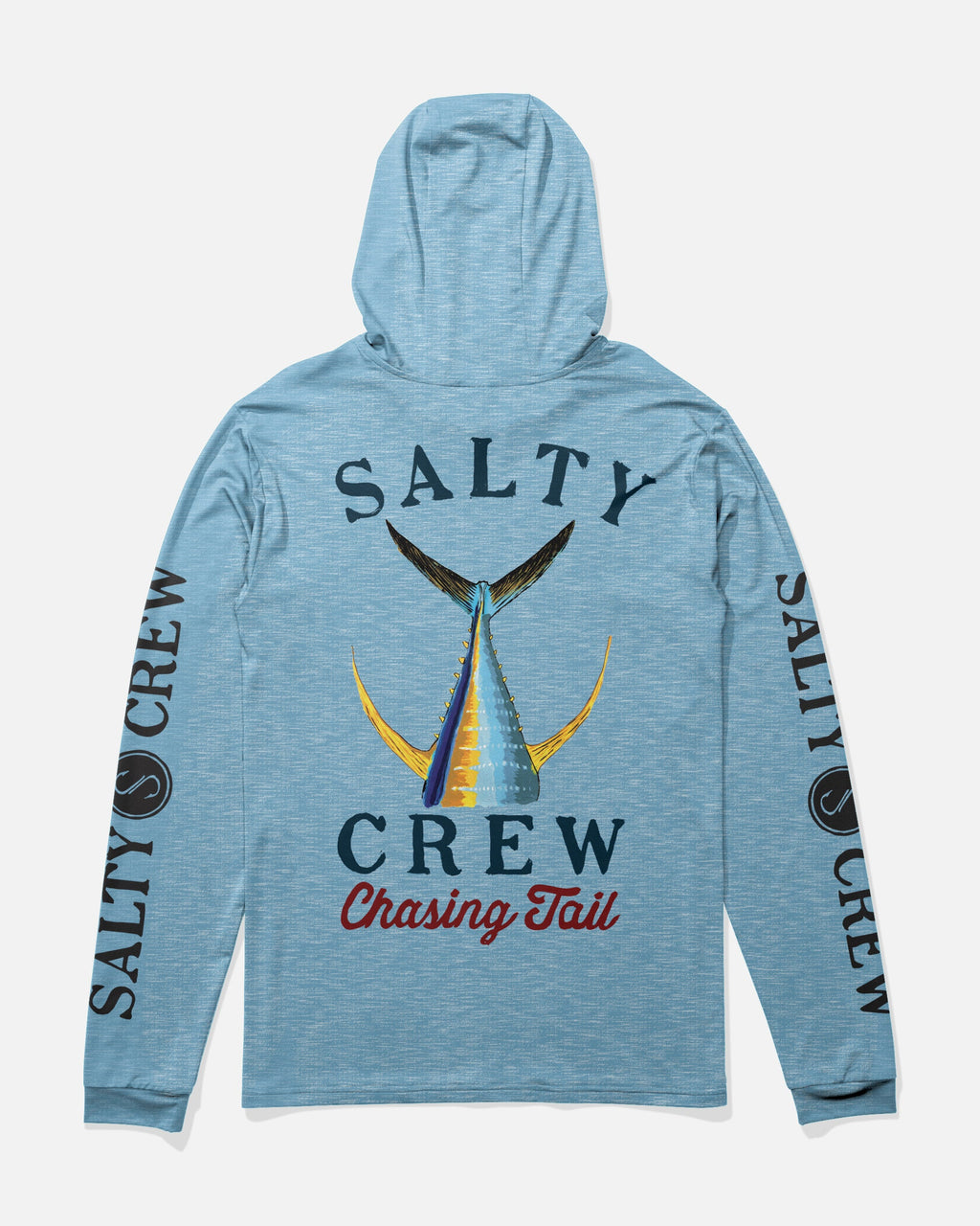Salty Crew TAILED HOOD SUNSHIRT - Blue Heather