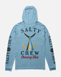 Salty Crew TAILED HOOD SUNSHIRT - Blue Heather