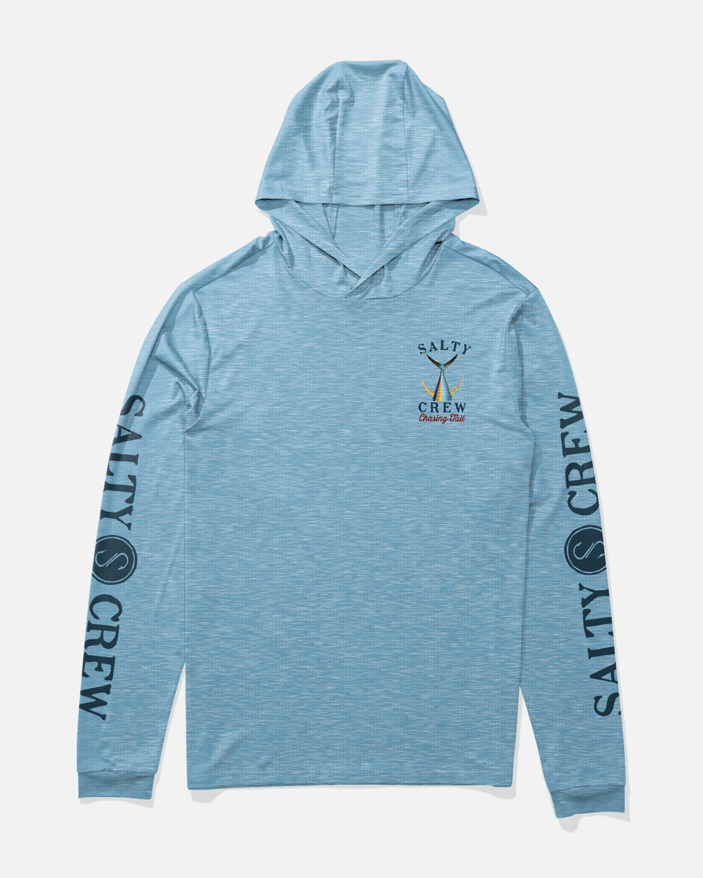 Salty Crew TAILED HOOD SUNSHIRT - Blue Heather