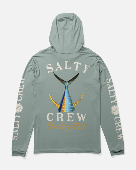 Salty Crew TAILED HOOD SUNSHIRT - Jade