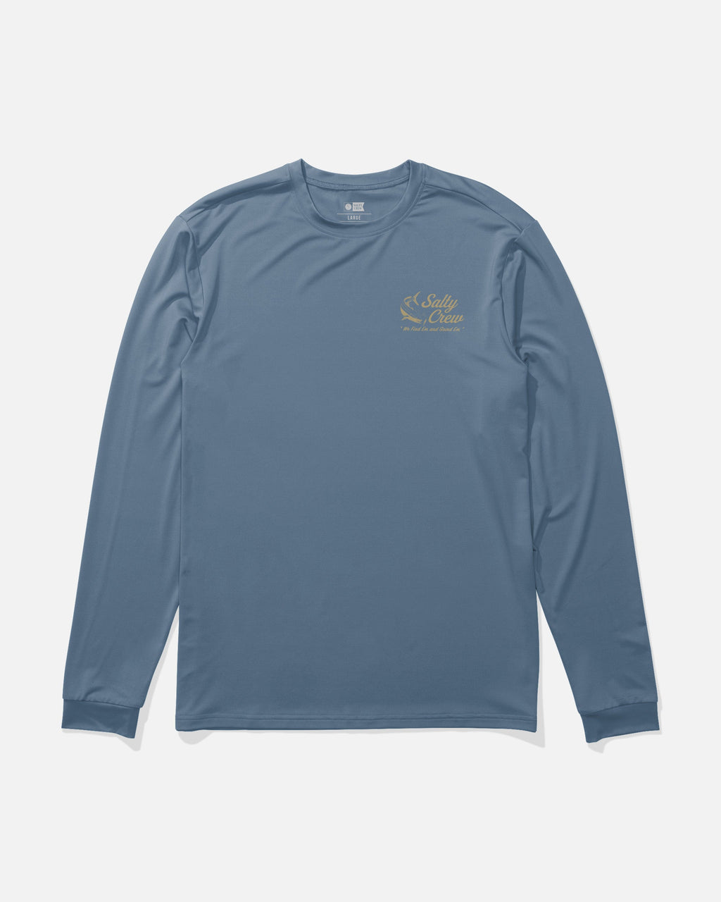 Salty Crew KELP CONTROL LS SUNSHIRT - Captains Blue