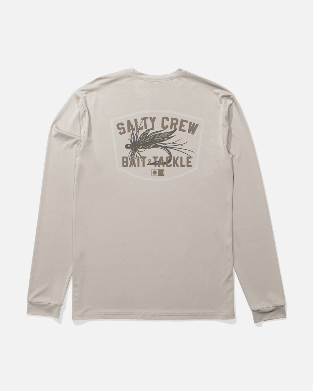 Salty Crew FISHING CO LS SUNSHIRT - Natural