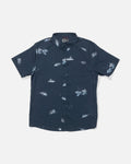 Salty Crew BREEZER PERF BUTTON UP - Midnight Navy