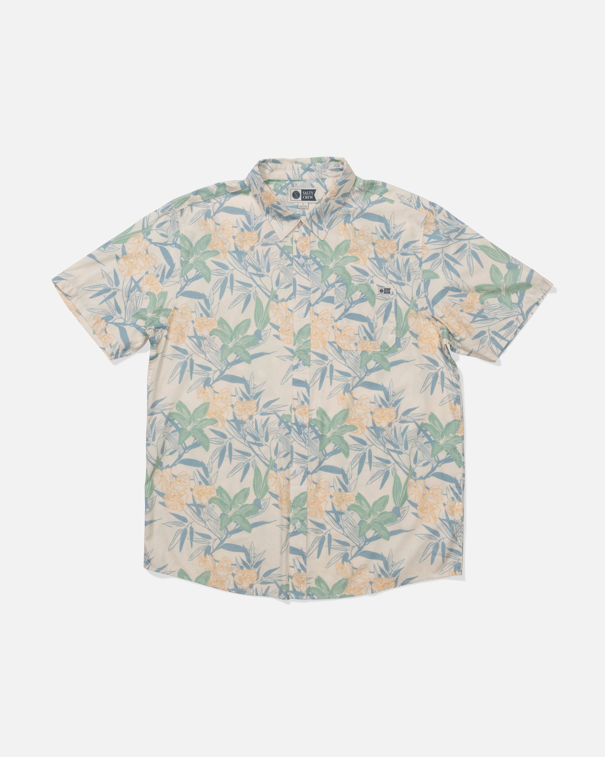 Salty Crew CREW SS BUTTON UP - Off White