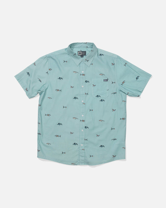 Salty Crew CREW SS BUTTON UP - Seaside