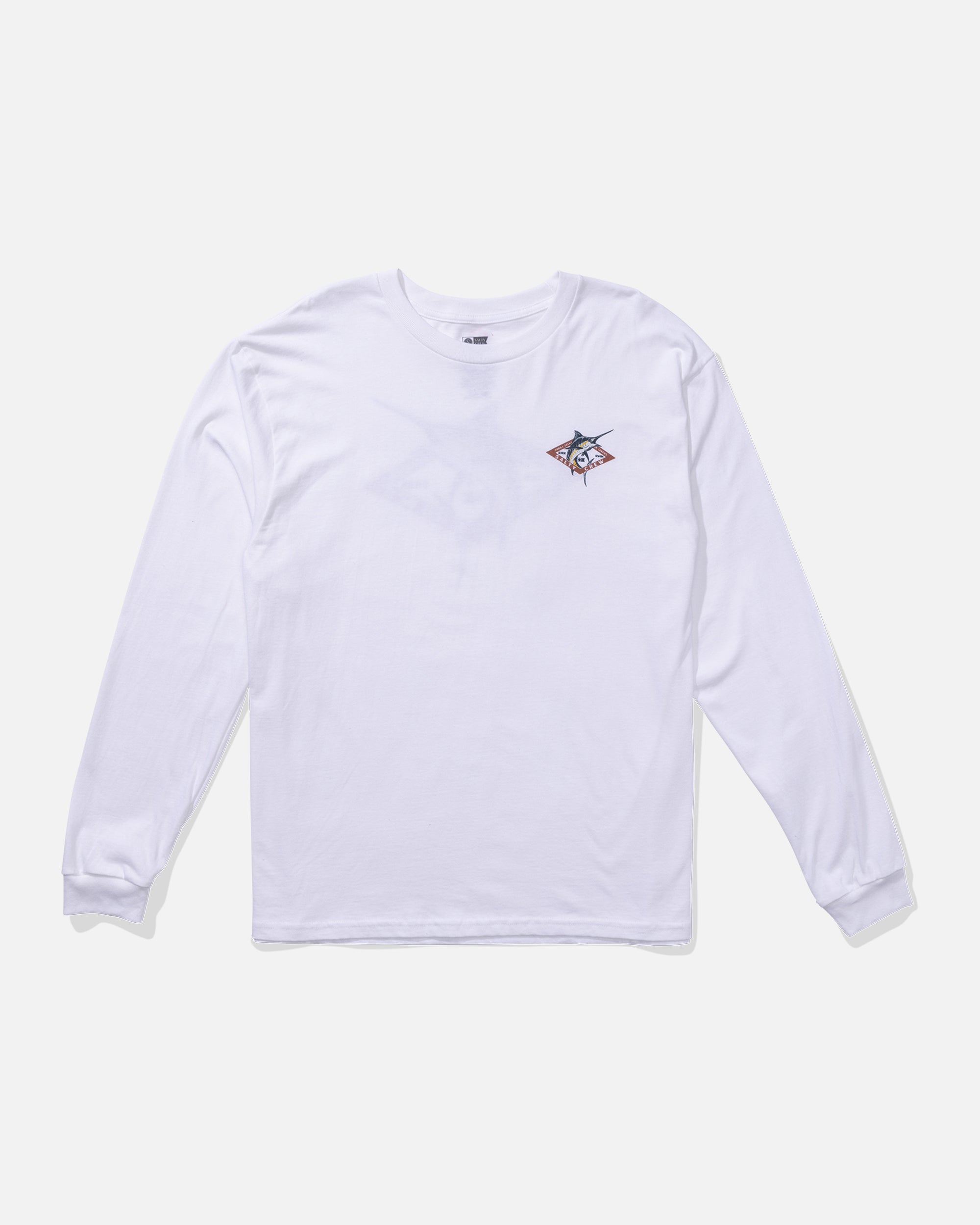 Salty Crew DIAMOND MARLIN LS TEE - White