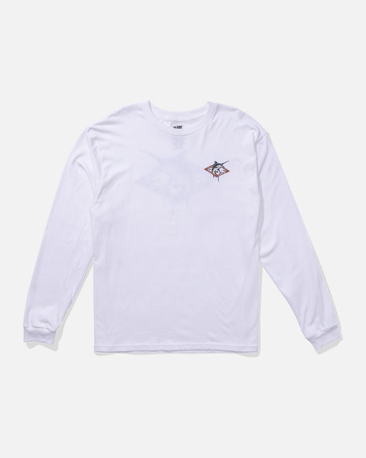 Salty Crew DIAMOND MARLIN LS TEE - White