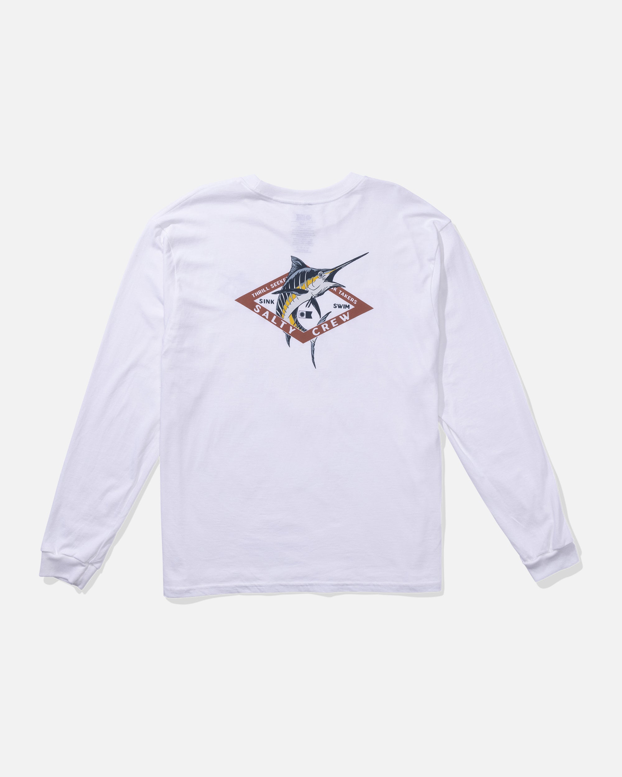 Salty Crew DIAMOND MARLIN LS TEE - White