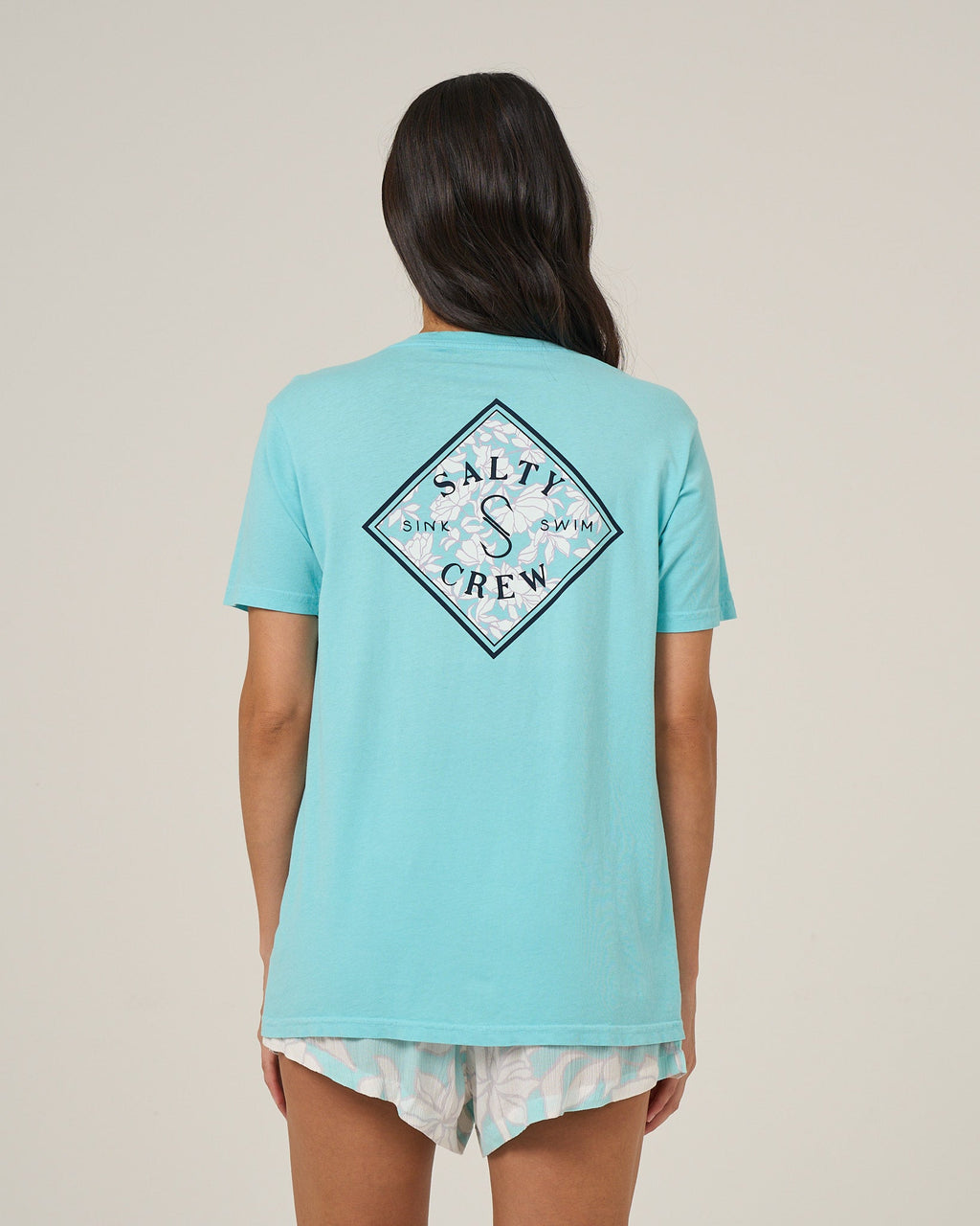 Salty Crew TIPPET BF TEE - Aquamarine