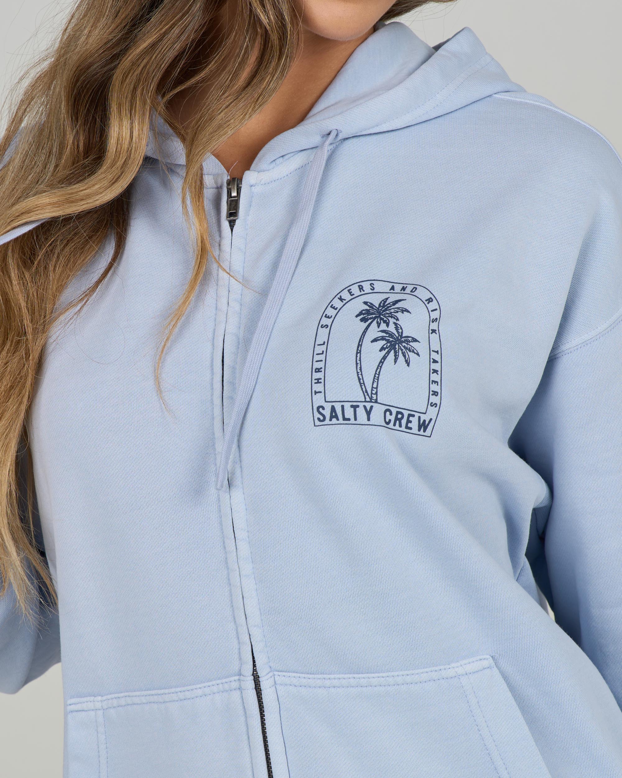 Salty Crew ARCHWAY ZIP HOODY - Fog