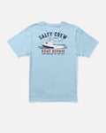 Salty Crew BOAT REPAIR BOYS SS TEE - Clear Sky