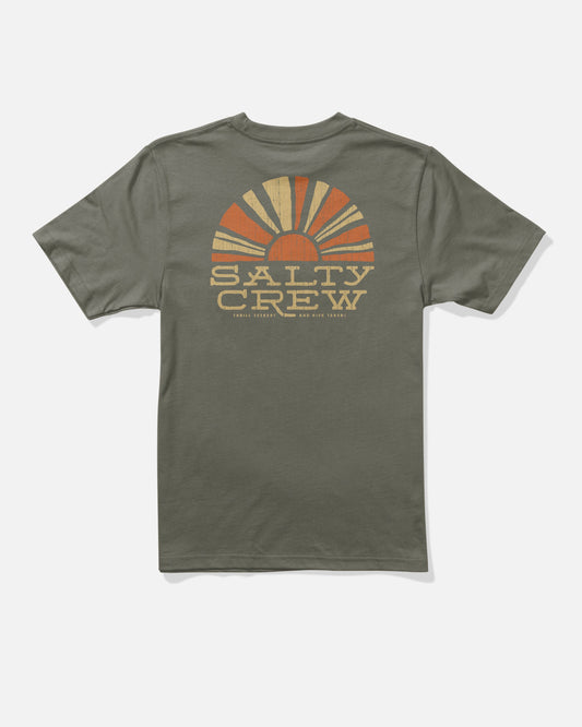 Salty Crew SUNSHINE BOYS SS TEE - Dusty Olive