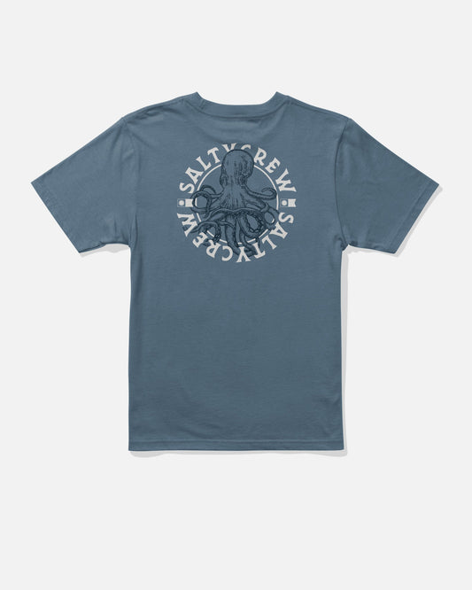 Salty Crew TENTACLES BOYS SS TEE - Slate