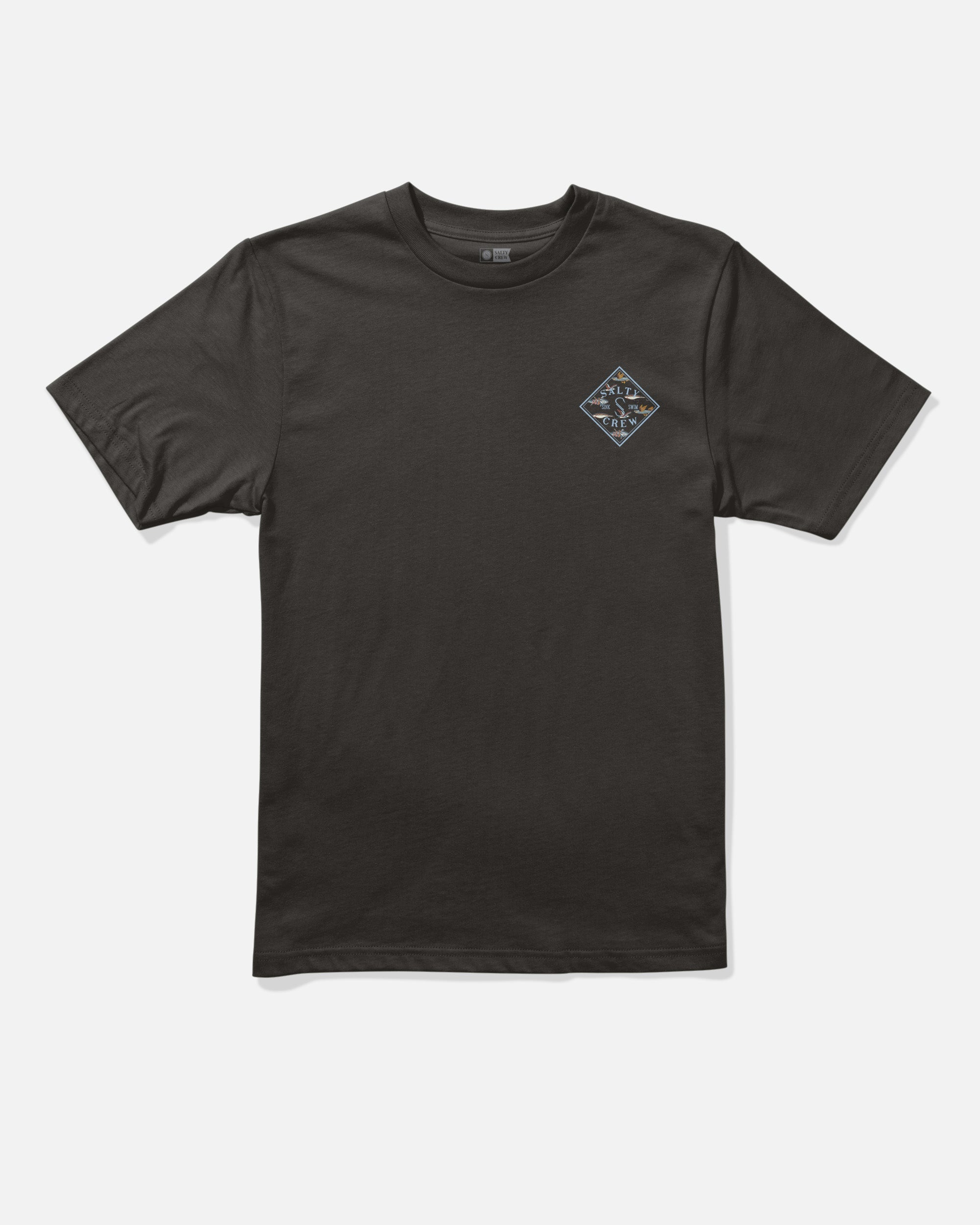 Salty Crew TIPPET FILL BOYS SS TEE - Black
