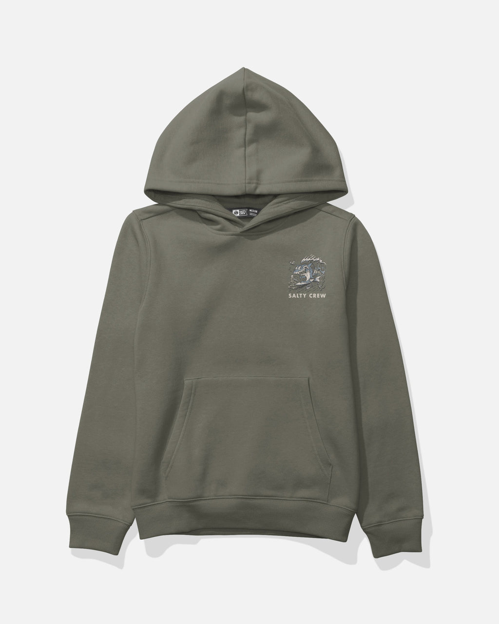 Salty Crew SURF SHARK BOYS FLEECE - Dusty Olive