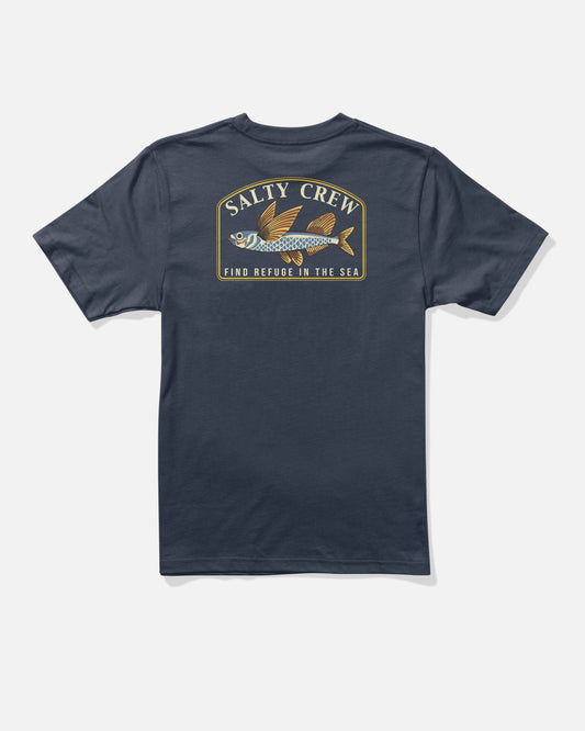 Salty Crew FLY HOME BOYS SS TEE - Navy