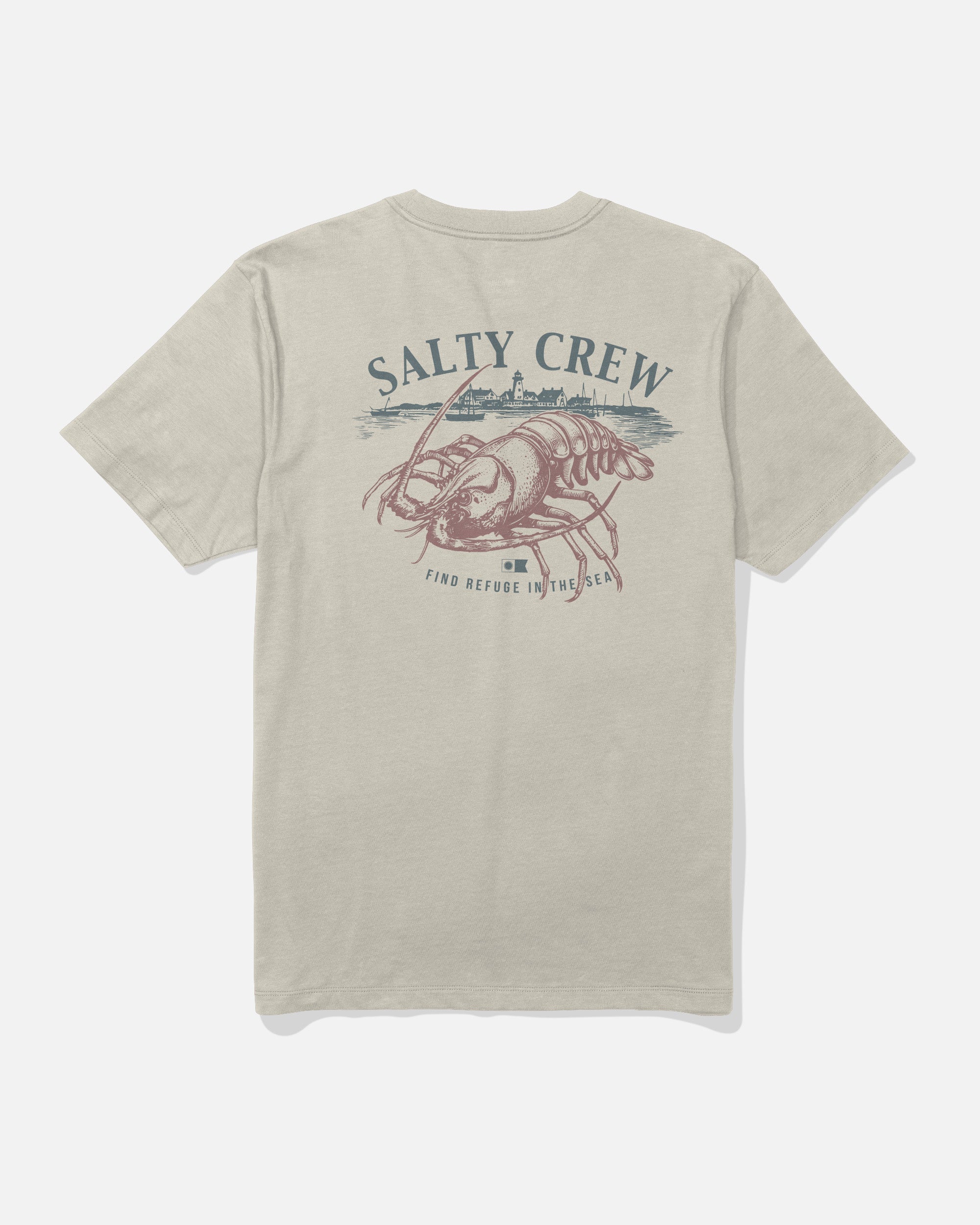 Salty Crew SHELLED SS TEE - Bone