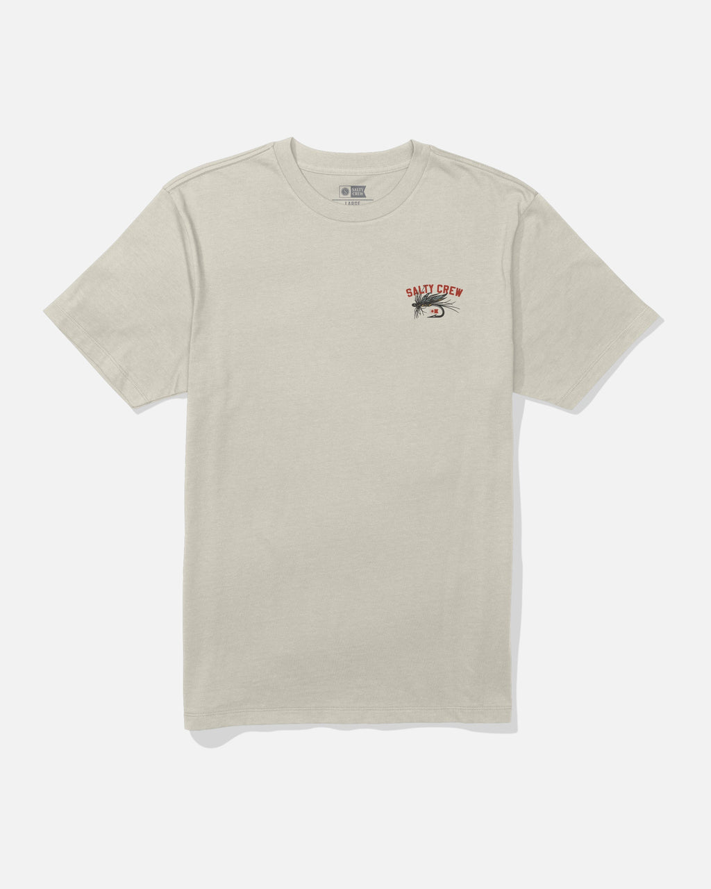 Salty Crew FISHING CO SS TEE - Bone