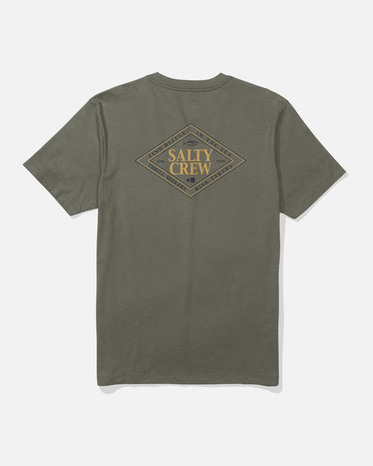 Salty Crew ICONIC SS TEE - Dusty Olive