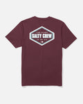 Salty Crew SHAPELY SS TEE - Burgundy