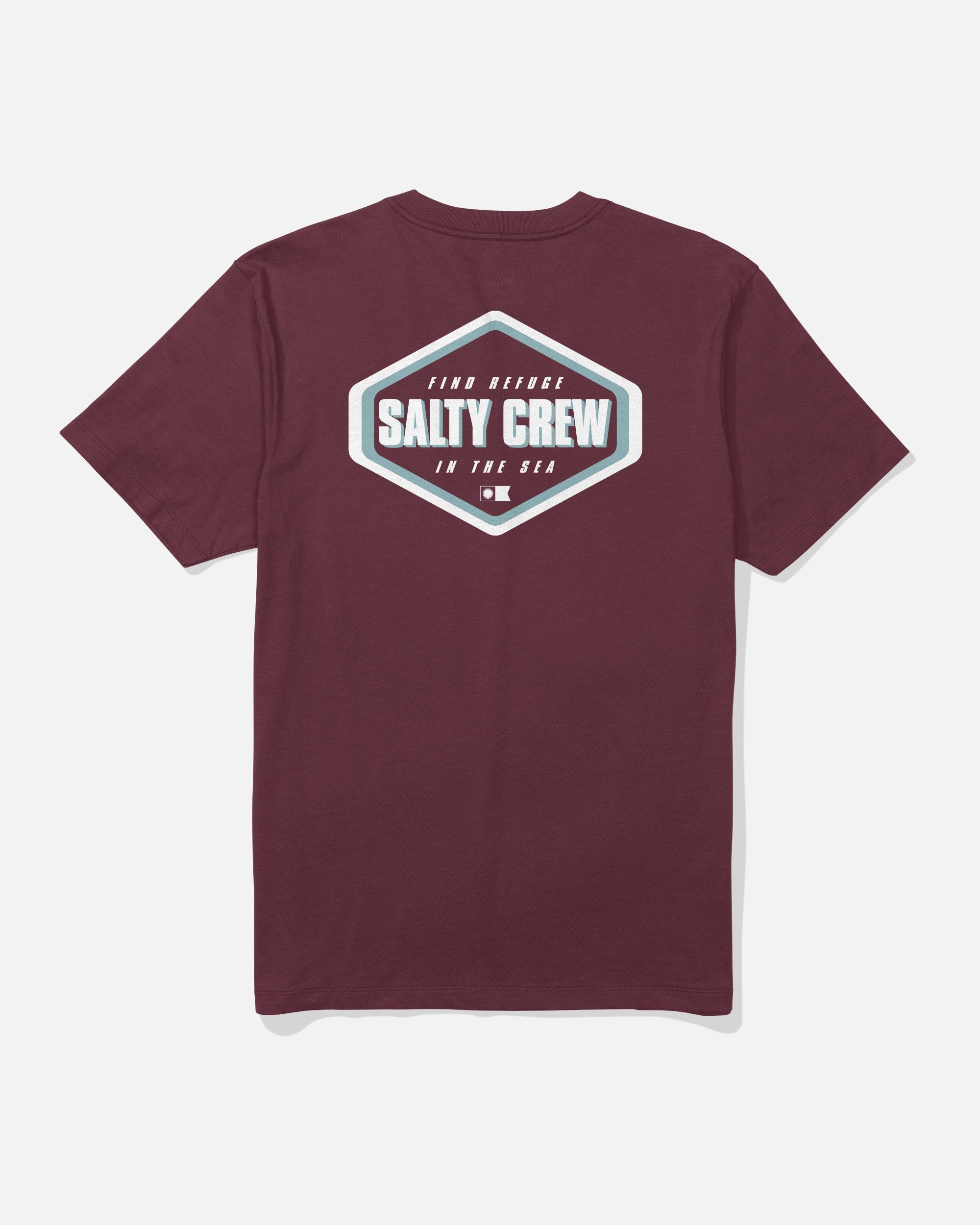 Salty Crew SHAPELY SS TEE - Burgundy