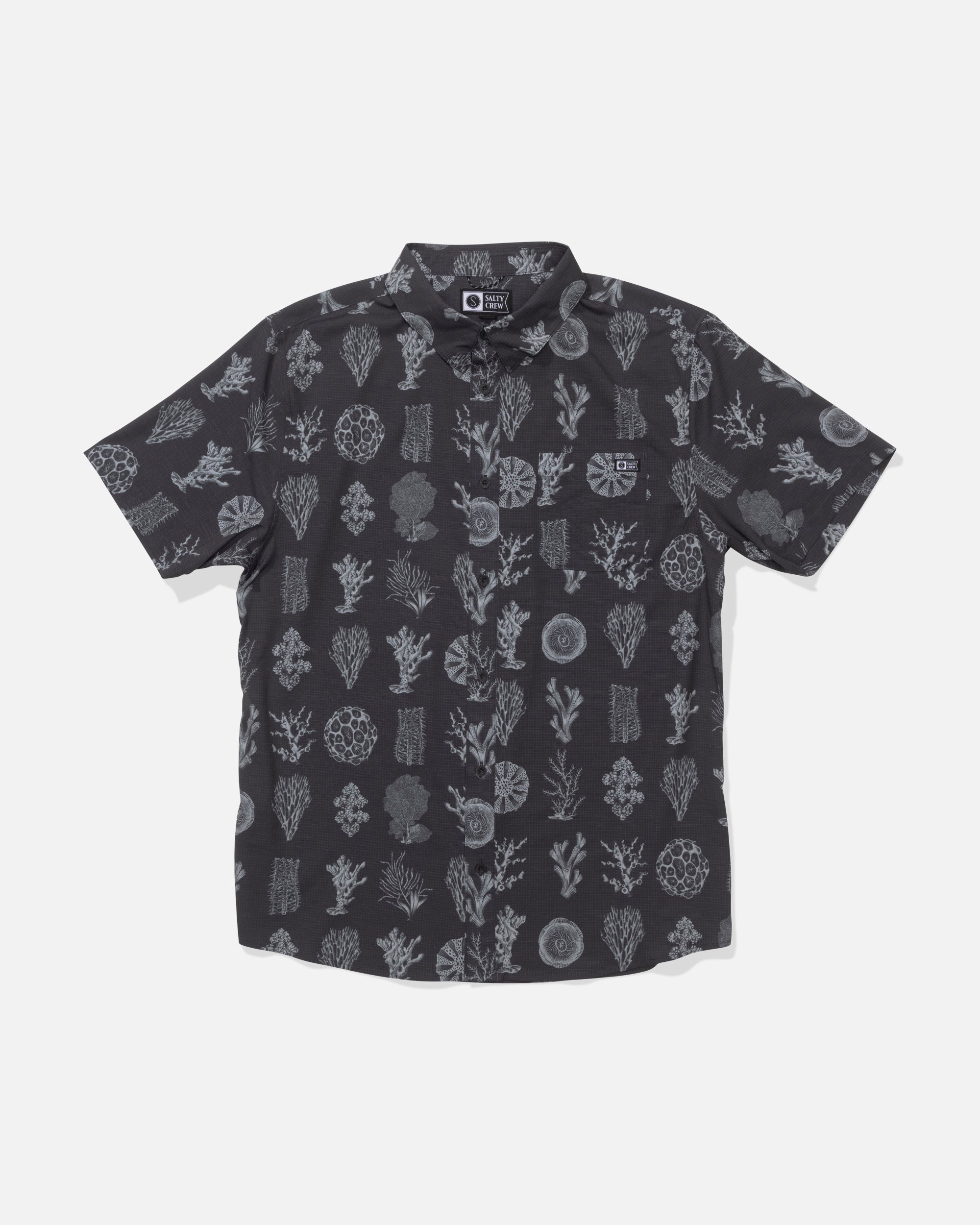 Salty Crew BREEZER PERF BUTTON UP - Phantom