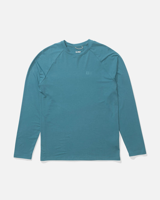 Salty Crew MARINER LITE UV LS - Teal Blue
