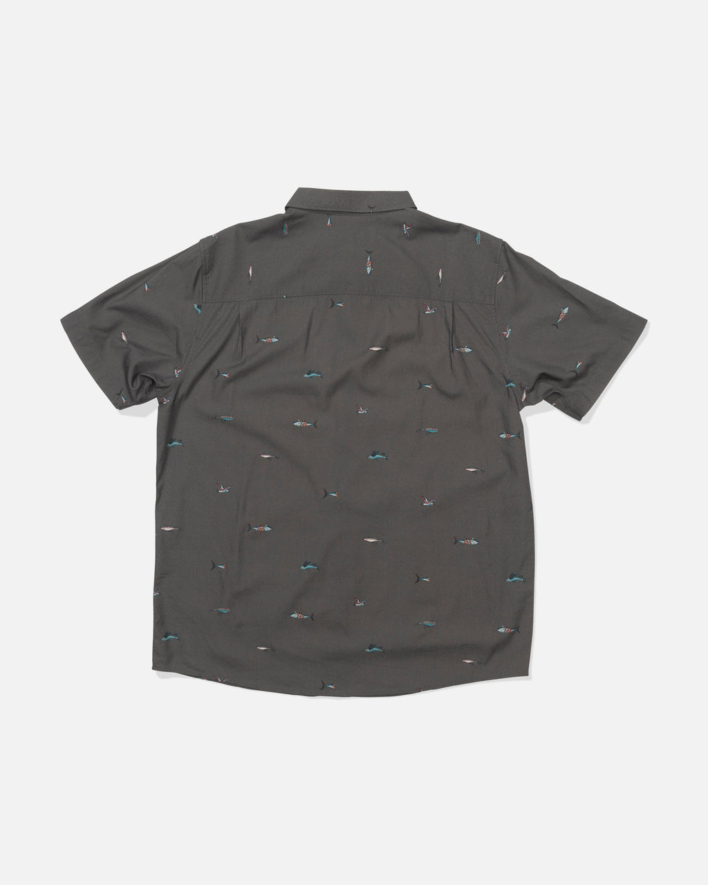 Salty Crew CREW SS BUTTON UP - Charcoal