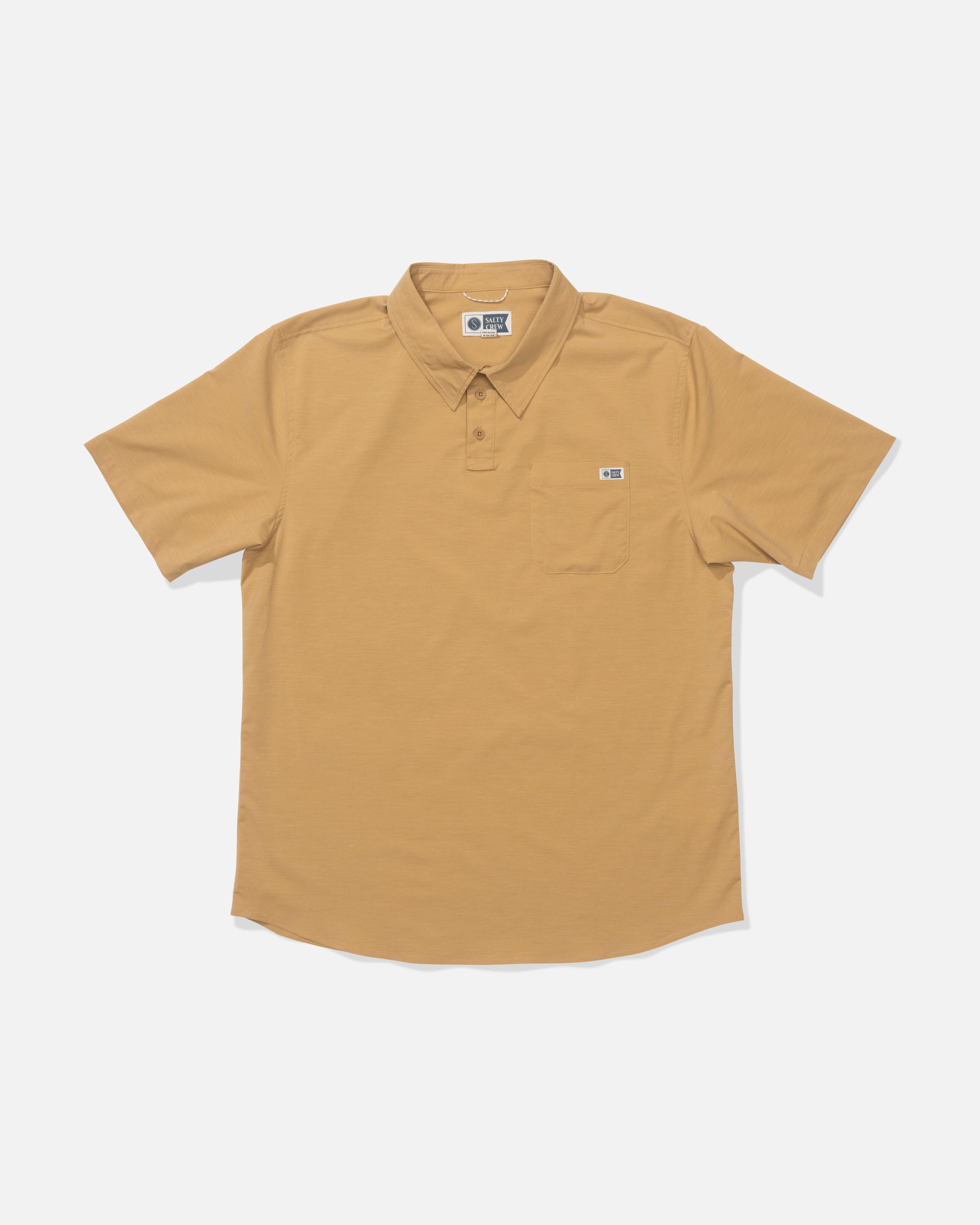 Salty Crew DRIFTER UV POLO - Bone Brown