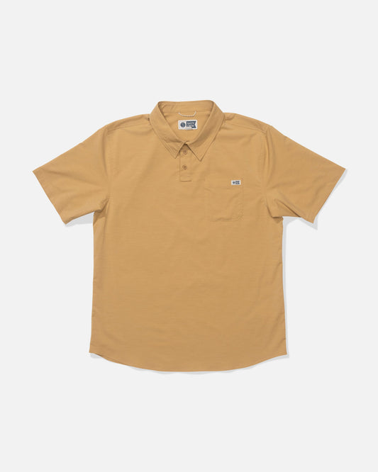 Salty Crew DRIFTER UV POLO - Bone Brown